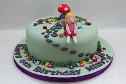 fairy garden birthday cake